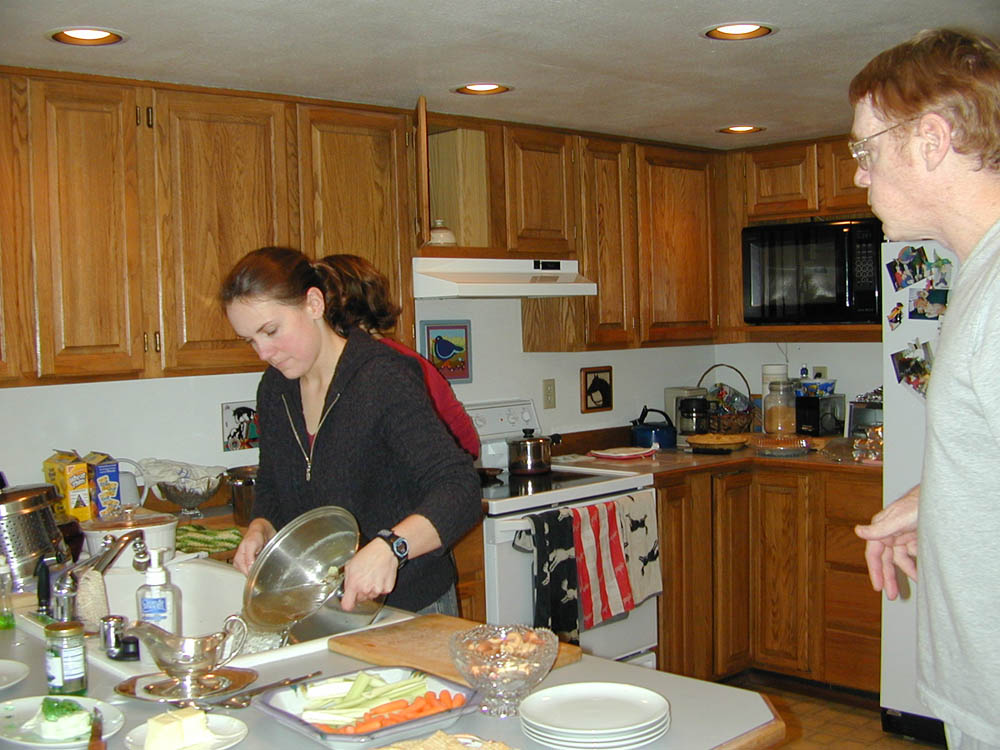 sarah meg dennis dinner at stefs