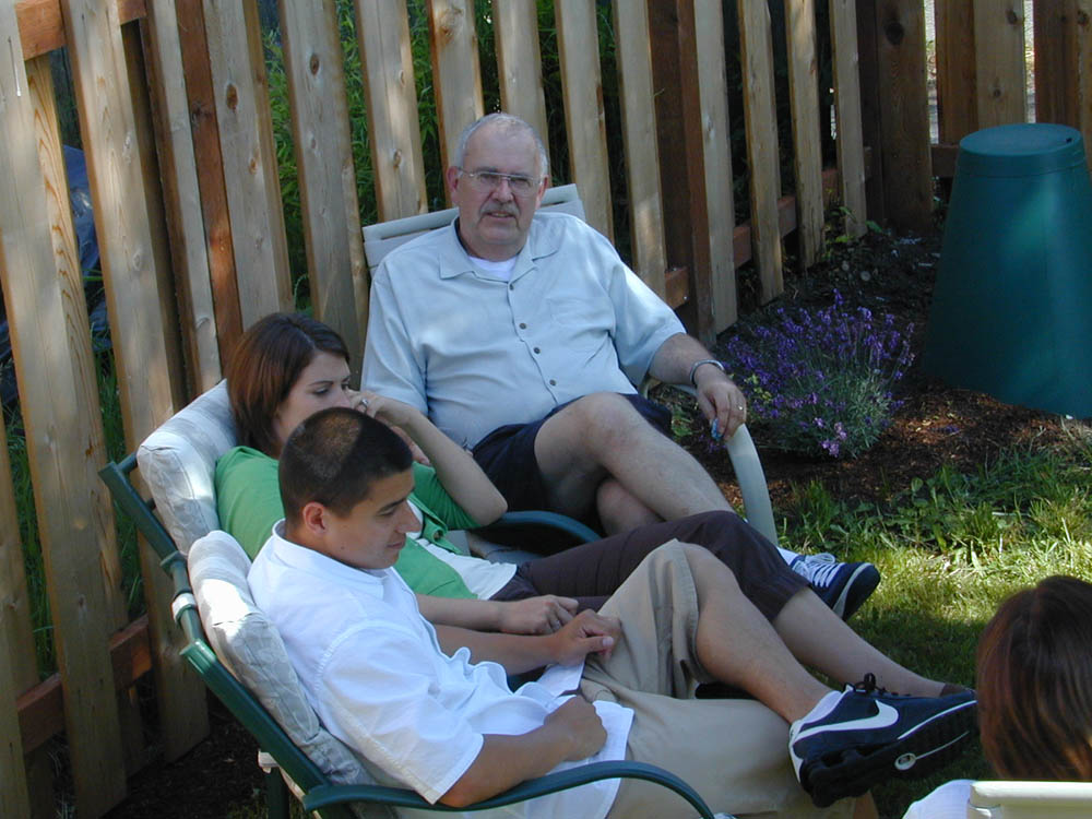 liz greg bill dinner at sarahs