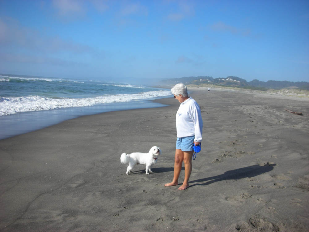 alfie and stef at neskowin