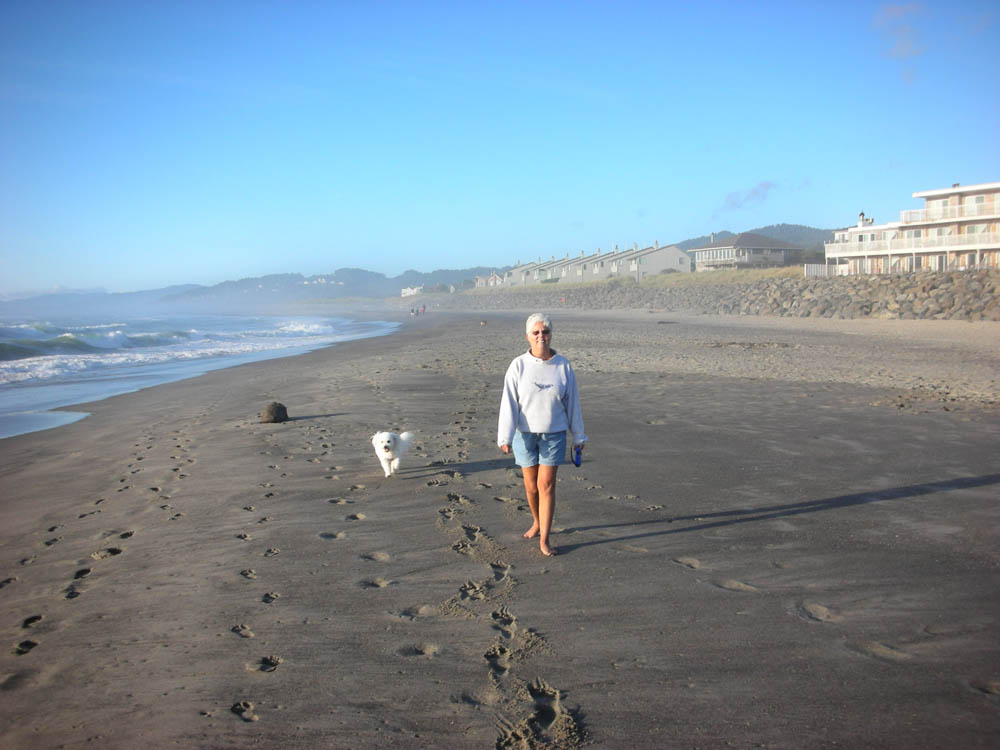 alfie and stef at neskowin