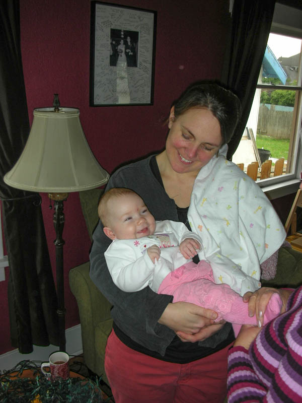 sarah and madeline at home