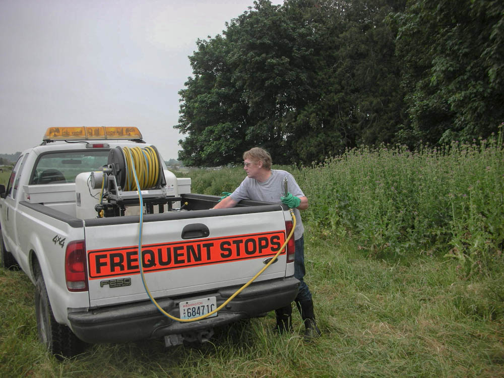 july_dennis at work weed job