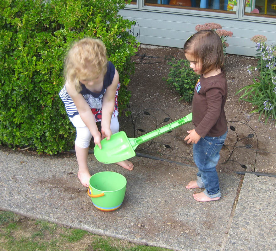 maddy and maya_september 11 at bill and darlenes