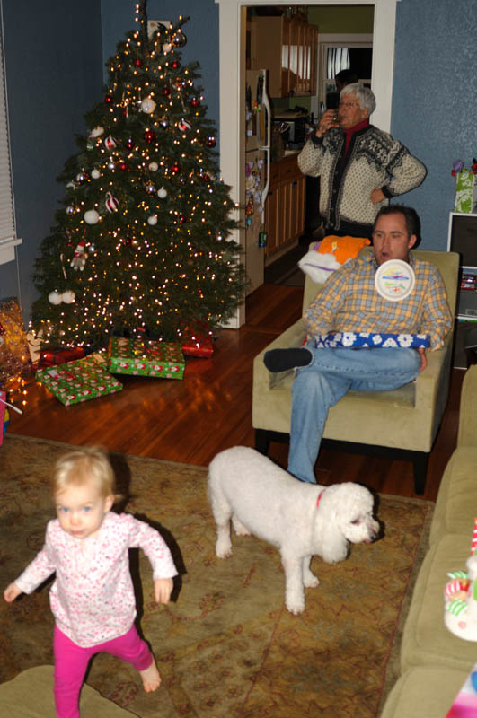 katie alfie jess and stef_xmas eve