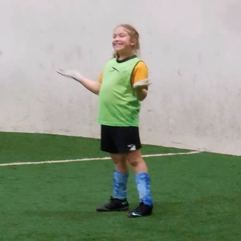 january_maddy indoor soccer_goalkick goal