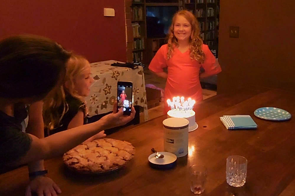 maddy 9th birthday sarah katie and maddy