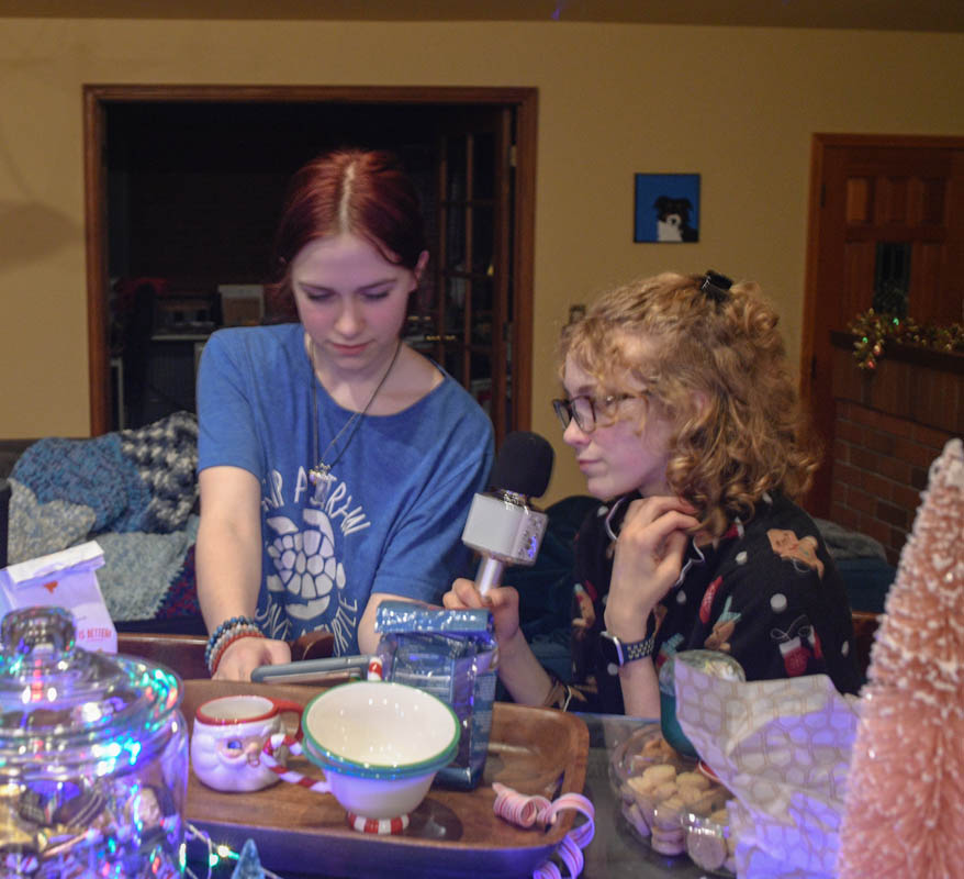 december_katie and maddy xmas