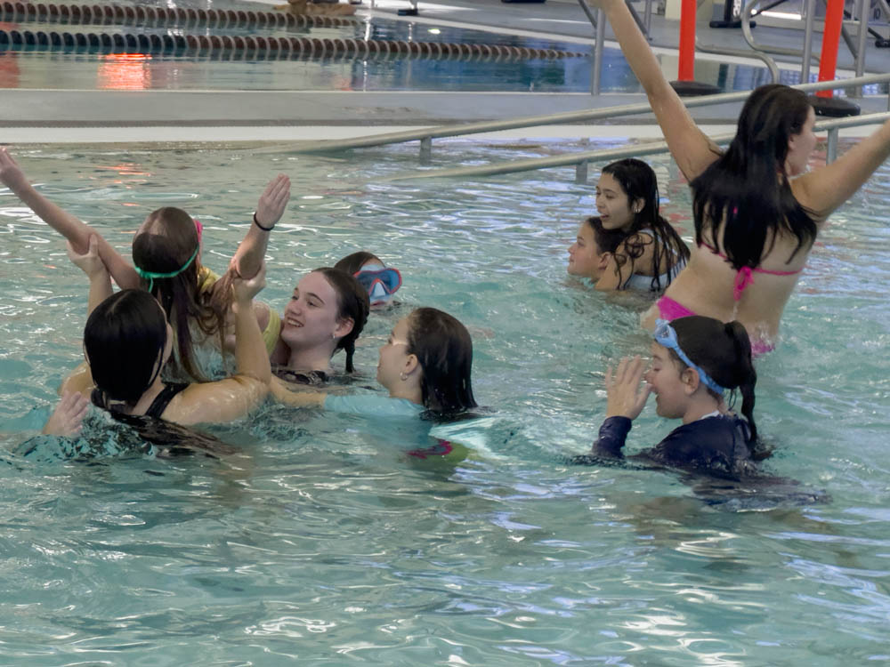 amanda 13 birthday swim party