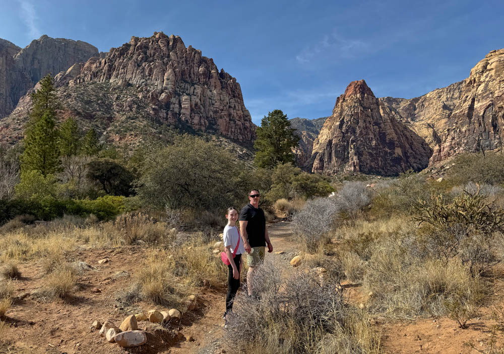 amanda and noah at pine creek canyon red rock
