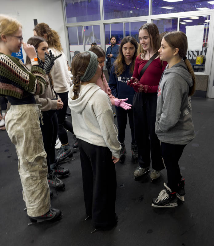 amanda 14th bday ice skating party