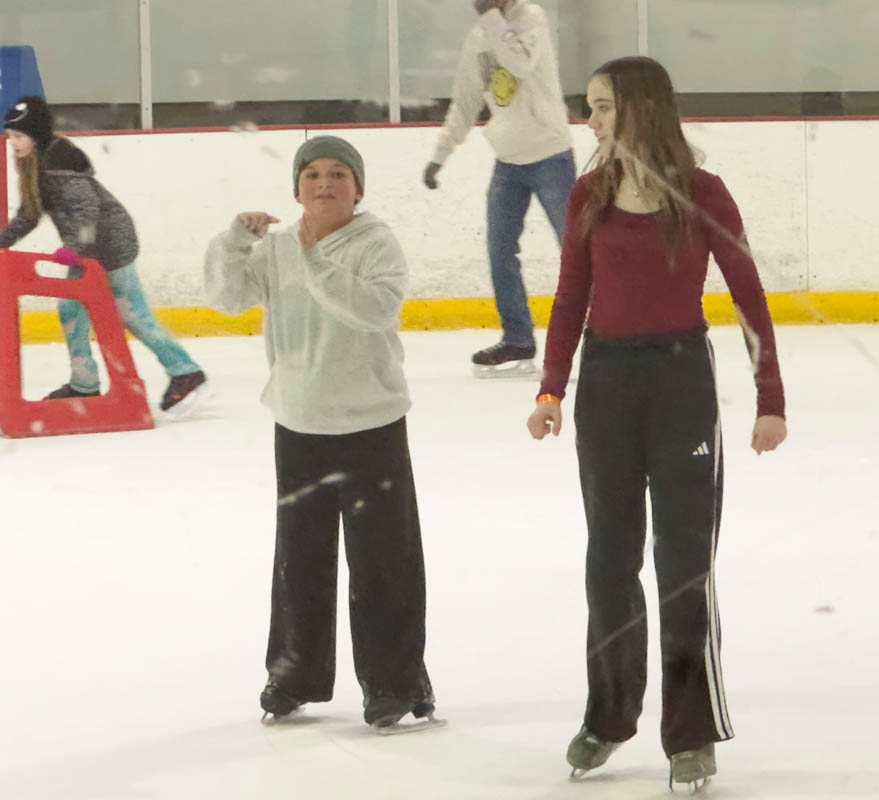 amanda 14th bday ice skating party