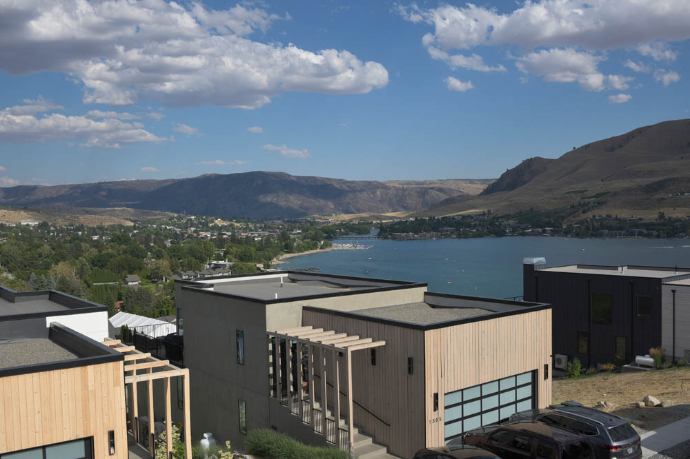 view from chelan house deck
