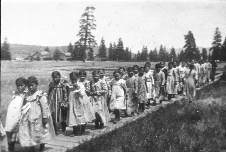 school at Fort Spokane